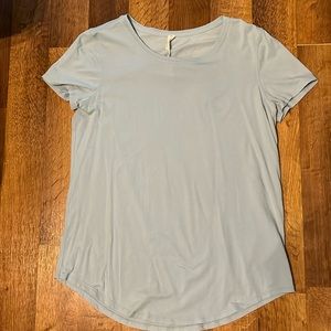 Lululemon - light blue - size 8 - t shirt